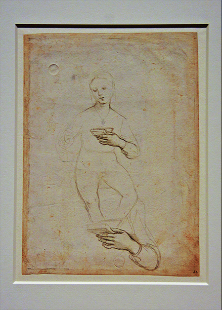 1775493167887125.jpg 2026-04-04_043_Raphael, Workshop Assistant Posing for Studies of the Seated Virgin; Marginal Sketches (The Norton Simon Madonna), 1502-03, 2 Hues of Metalpoint on Paper0001.jpg