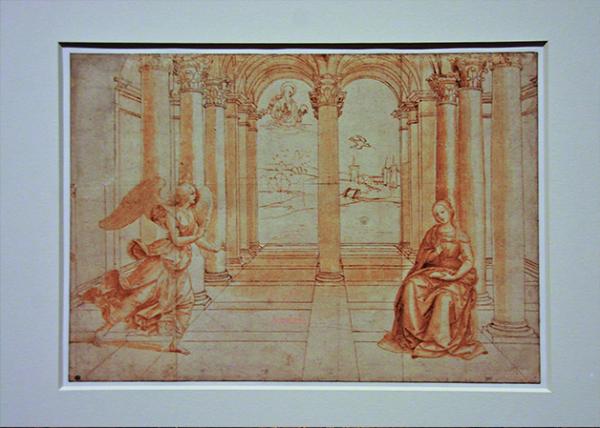 1775493169492949.jpg 2026-04-04_049_Raphael, The Annunciation (Cartoon for the Left Scene in the Predella of the Oddi Altarpiece), 1503-04, Pen & Brown Ink, w Brown Wash, Compass Work, & Stylus Drawing on Paper0001.jpg