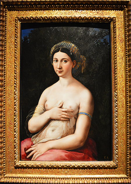 1775493173293041.jpg 2026-04-04_065_Raphael & Giulio Romano, Portrait of the Nude Fornarina (La Fornarina), 1508-20, Oil on Wood0001.jpg