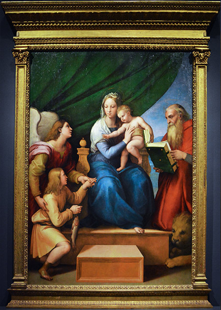 1775493176701216.jpg 2026-04-04_074_Raphael, The Virgin and Child with Raphael, Tobias, and Saint Jerome (The Madonna of the Fish), 1512-14, Oil on Canvas, Transferred from Wood0001.jpg