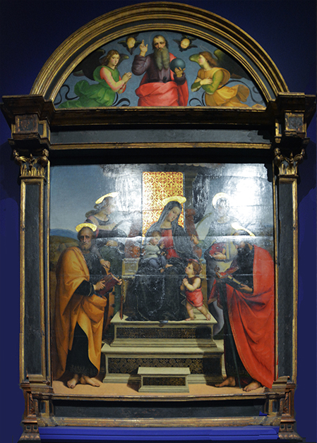 1775493183911747.jpg 2026-04-04_089_Raphael, Madonna & Child Enthroned w Saints, ca 1504, Oil & Gold on Wood0001.jpg