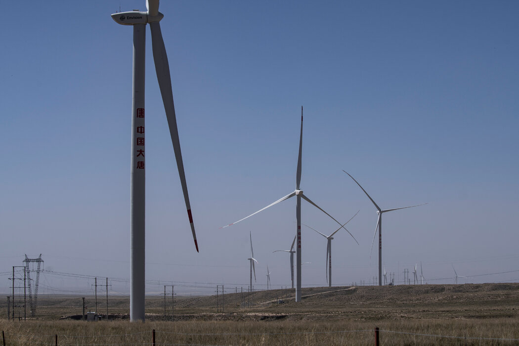 中国一直在大力开发风能及其他可再生能源。