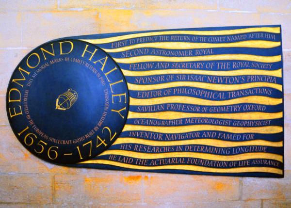 2016-06-24_Westminster Abbey_Plaque of Edmond Halley �����ɡ�����-30001.JPG