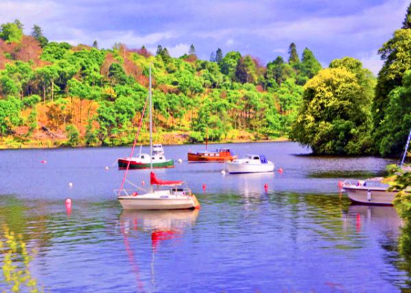 2016-07-12_Balmaha_Sailing Boats Moored on Loch Lomond ͣ�������κ��ϵķ���-30001.JPG
