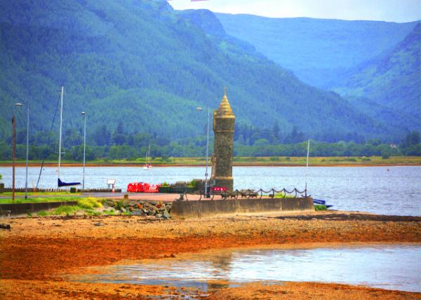 2016-07-12_Hunter's Quay_Sandbank War Memorial Overlooking the Holy Loch ʥ����ɳ��ս�������-20001.JPG