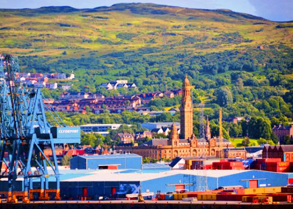 2016-07-12_Greenock_Municipal Buildings w the Victoria Tower & Cowan's Corner ������¥��ά����������������0001.JPG