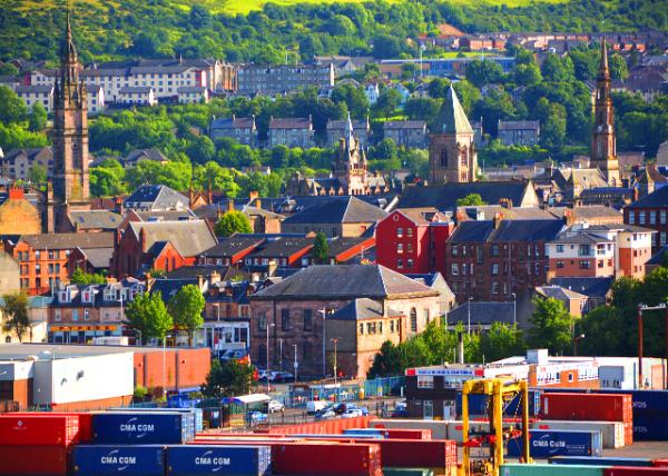 2016-07-12_Greenock_St George's Church_ City Hall_ Old West Kirk & Westburn Church0001.JPG