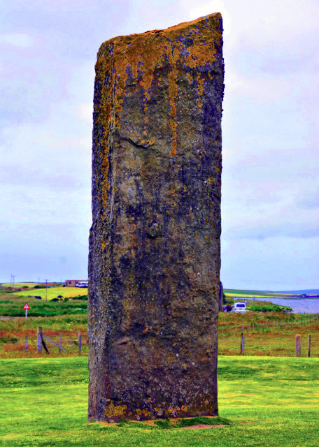 2016-07-14_Standing Stone of Stenness_Orange Mold Grown on the Stone ʯͷ���г�ɫù��-40001.JPG