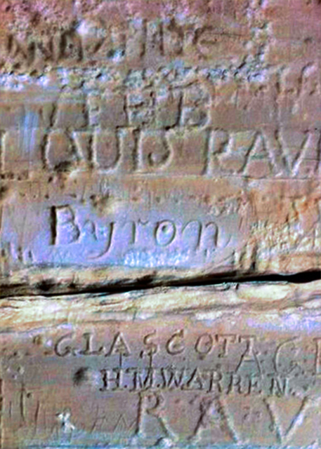 Lord Byron's Graffiti on Poseidon's Temple ����ѫ���ڲ����������ϵ�Ϳѻ0001.JPG