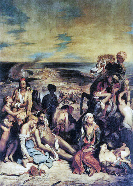 The Massacre at Chios by Eugene Delacroix ŷ�ʡ����������ߡ�ϣ��˹����ɱ��0001.JPG