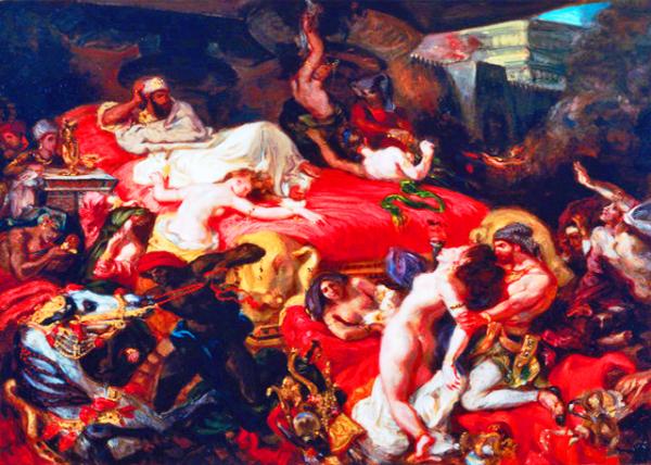 The Death of Sardanapalus by Eugene Delacroix ŷ�ʡ����������ߡ�����������֮����0001.JPG