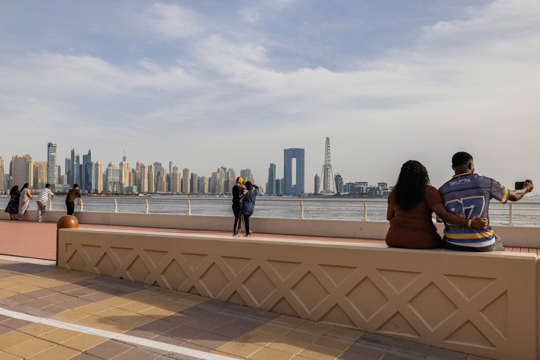 杜拜碼頭，攝於上月。