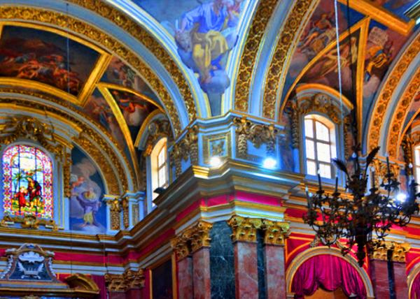 2015-07-01_Mdina_St Paul's Cathedral Built in Baroque Style_Frescoed Interior �ڻ�����-130001.JPG