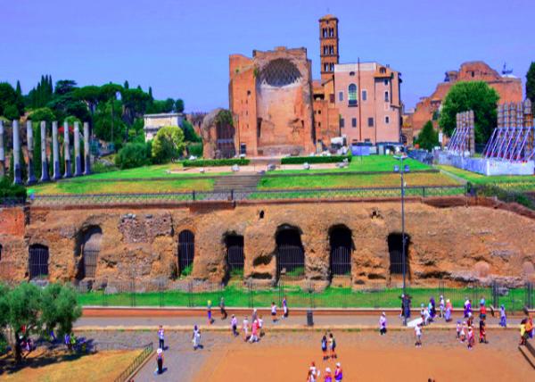 2015-07-04_Palatine Hill_Temple of Venus and Roma & Roman Forum @ Palatine Hill �m��ɽ���S�{˹���_�R��R�c���_�R�V��-10001.JPG
