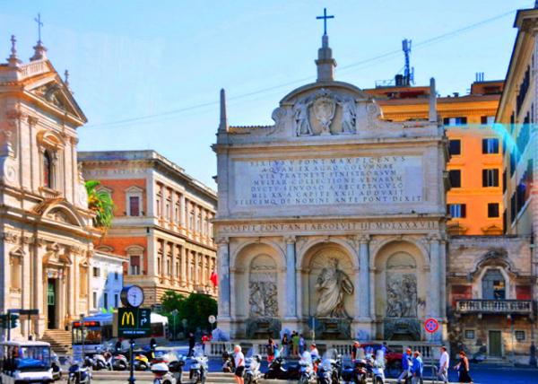 2015-07-04_Piazza San Bernardo_Fontana dell'Acqua Felice ʥ���ɶ�㳡������ˮ����Ȫ0001.JPG