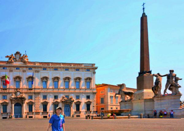 2015-07-05_Piazza del Quirinale_Quirinal Palace & Obelisk Quirinale ��ͳ������ͳɽ���Ɱ0001.JPG
