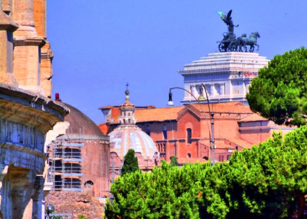 2015-07-04_Monument of Victor Emmanuel II & Chiesa di Santa Maria ά����¡�����Ŭ����������ʥ�����ǽ��� -10001.JPG