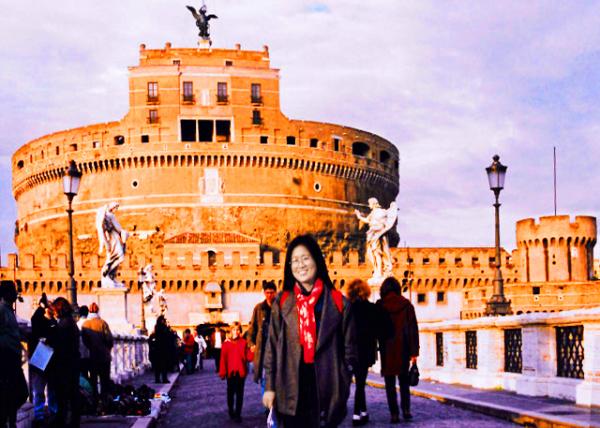 03_1995-12-27_Rome_Castel Sant'Angelo w Statue of Michael the Archangel & Angels over Ponte Sant'Angelos0001.JPG