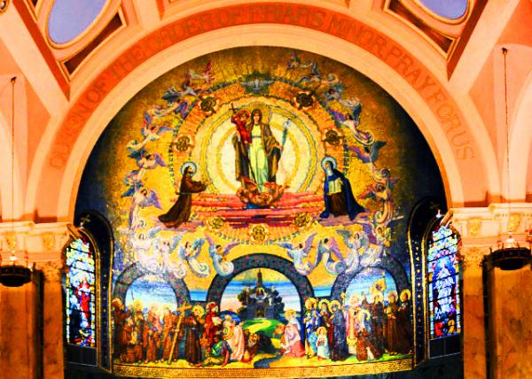 2016-03-24_St. Francis of Assisi Church_Mosaic Rudolph Margreiter��s The Glorification of the Mother of Jesus0001.JPG