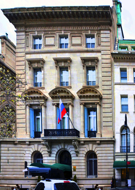 2016-04-11_Consulate-General of Russia in New York City (1903) in the 5-Story Renaissance Style Limestone Townhouse on 9 E 91st St-10001.jpg