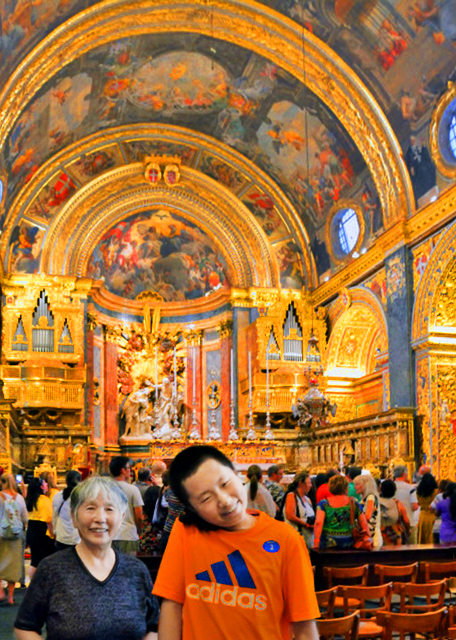 2015-07-01_Valletta_St Johns Co Cathedral_Chapel of the Langue of Auvergne_Altarpiece about the Saint's Martyrdom ʥ�Ѽ�̳-20001.JPG