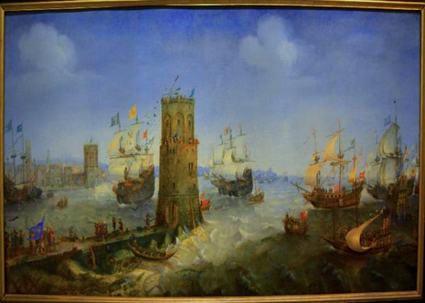 14_2017-08-15_Frans Hals Museum_Siege of Damietta by Cornelis Claesz van Wieringen in 1628 ������˹.����˹.��.ά���ָ���Χ�����װ�����-10001.JPG