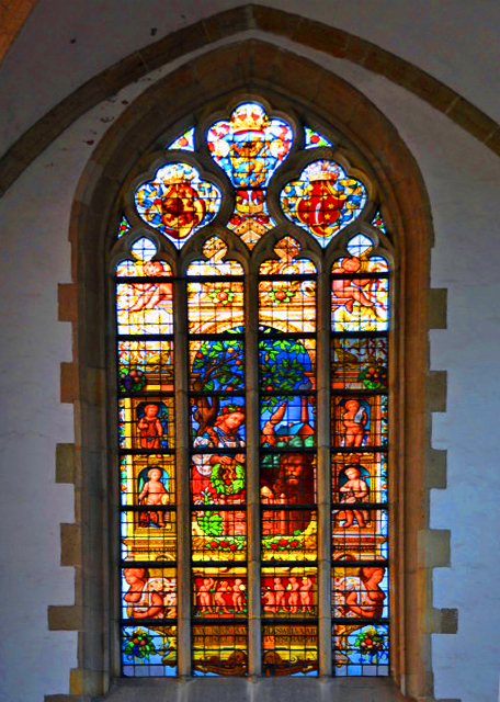 2017-08-15_Grote Kerk Great Church_Stained Glass Window of the Dutch Maiden Made in 1877 1877������ĺ�����Ů�ʻ沣����0001.JPG
