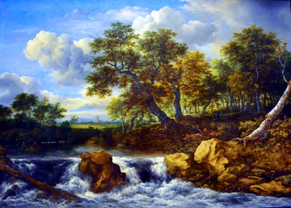 15_2017-08-16_Rijksmuseum_Landscape with Waterfall by Jacob van Ruisdael in 1660s �Ÿ�����������˹������ٲ����ۡ�0001.JPG