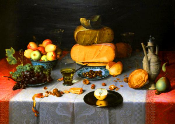 2017-08-16_Rijksmuseum_Still Life w Cheese by Floris Claesz van Dijck in 1615 ������˹������˹�������Ͽˡ��������ҡ�-10001.JPG