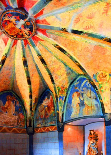 15_2017-08-19_Chapel Frescoes w a 15C Rhenish Virgin Mary ���ñڻ���ʮ���������ͻ�ʥĸ�����ǵ���-20001.JPG