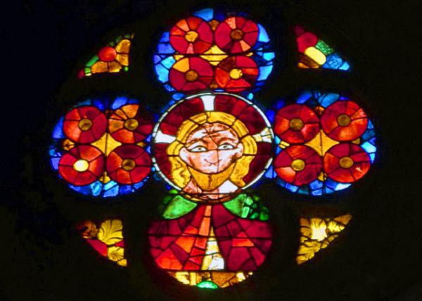06_2017-08-22_Church_St Martin's Church_Stained Glass_Face of Christ �������ݲʴ�0001.JPG
