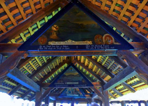 04_2017-08-23_Chapel Bridge_Painting Damaged in 1993 Fire 1993�����ջٵĻ滭0001.JPG