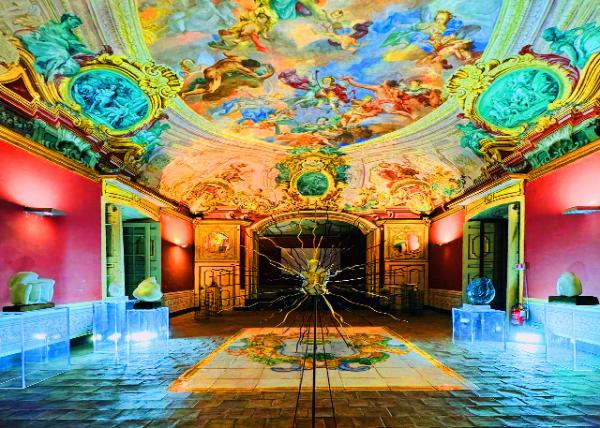 22_2018-07-17_Maiori_Palazzo Mezzacapo_Salon w Frescoes w Quadraturar.jpg