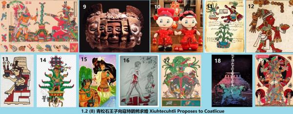 1.2 (8) 720 青松石王子向寇特鹠鸺求婚 Xiuhtecuhtli Proposes to Coatlicue.jpg