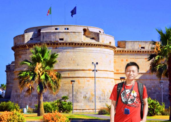 03_2018-07-18_Civitavecchia_Michelangelo Fortress w Cylindrical Corner Tower-10001.jpg