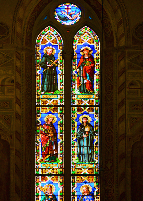 13_2018-07-19_Florence_Basilica di Santa Croce_ Stained Glass Windows ��ɫ������0001.JPG