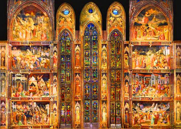 16_2018-07-19_Florence_Basilica di Santa Croce_Agnolo Gaddi's Fresco �����Z�塤�ӵϱڮ�0001.JPG