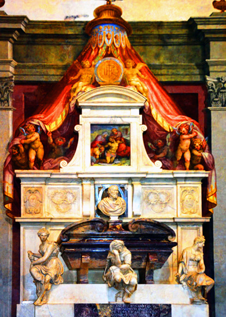 23_2018-07-19_Florence_Basilica di Santa Croce_Tomb of Michelangelo ���_�ʻ��_֮Ĺ-20001.JPG