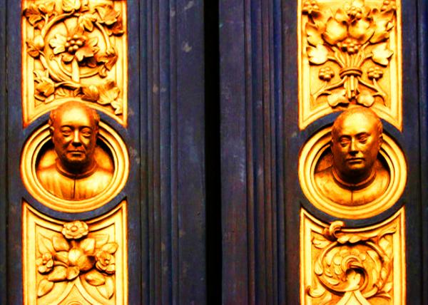 12_2018-07-19_Florence_Baptistery of Saint John_Gates of Paradise _Self-Portrait by Lorenzo Ghiberti ���������������Ի���0001.JPG