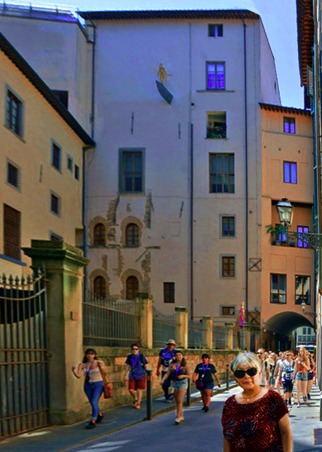 2018-07-19_Florence_Via dei Georgofili_ Uffizi Bombing in 1993 1993������ڷ��ȱ�ը���ƻ������η���·-10001.JPG