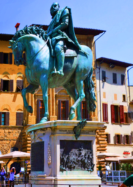 02_2018-07-19_Florence_ Piazza della Signoria_Equestrian Monument of Cosimo ����Ī�������I0001.JPG