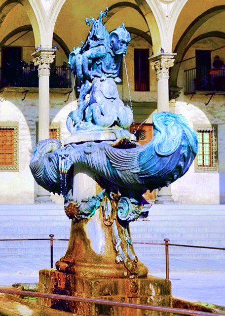 2018-07-19_Florence_Piazza della Santissima Annunziata_Fountains of the Marine Monsters ������Ȫ0001.JPG