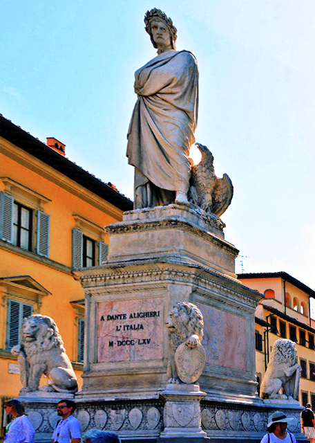 17_2018-07-19_Statue_Monument to Dante Alighieri in Santa Croce square ������������Ү����0001.jpg