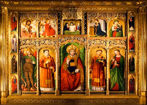 15_2018-07-20_Monaco-Ville_Saint Nicholas Cathedral_Altarpiece of St Nicolas by Ludovico Brea in 1500 1500��R��S�ơ����ׁ�����ļ�����0001.JPG