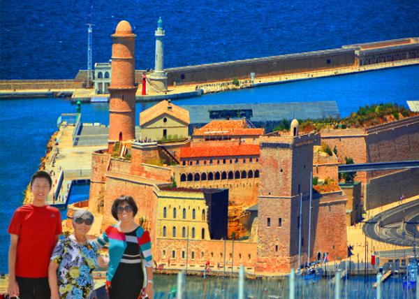 07_2018-07-21_Marseille_Fort Saint-Jean, Featuring the 15th-century Tour du Fanal (Lighthouse Tower) & Now Housing Parts of the MuCEM (Museum of European & Med-10001.jpg