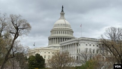 资料照片：美国国会大厦。(美国之音记者李逸华拍摄，2026年3月27日)