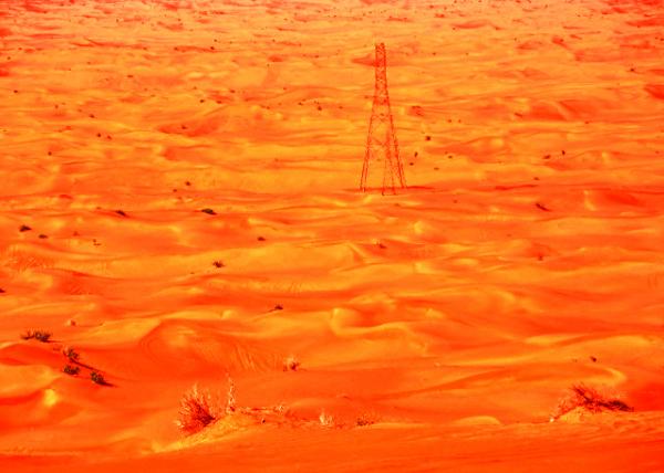 13_2013-12-10_Rub Al Khai Desert_Power Tower Silhouette ������Ӱ-50001.JPG