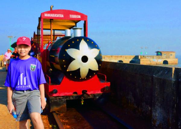 10_2013-12-15_Elephanta Is_A Tourist Toy Train from Dock to the Elephanta Caves ����ͷ����ʯ�ߵĹ۹���߻�-10001.JPG