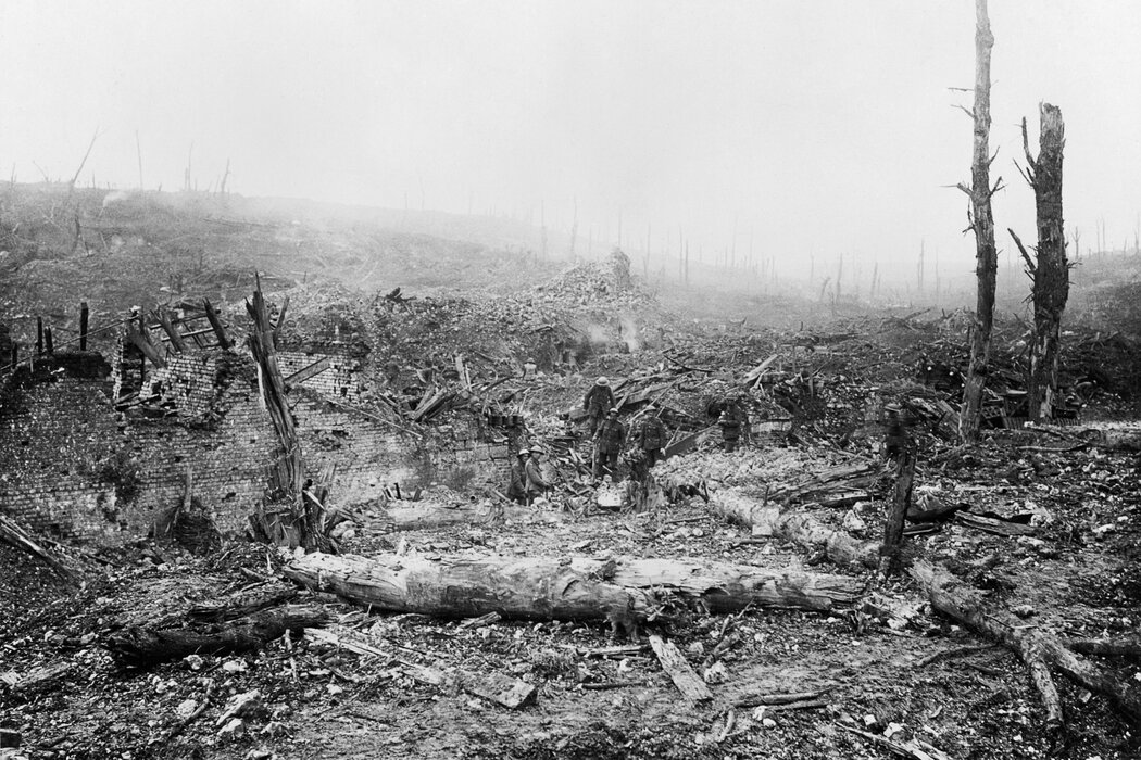1916��11�£���Ӣ����ռ��Ƥ���ڵ���������ׯ���ɰ�÷���ķ��档 