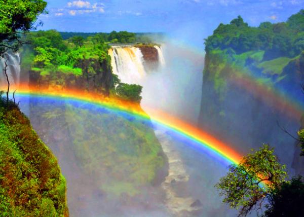 19_2014-01-07_Victoria Falls_Rainbow Falls, the Highest ά�������ٲ����ҹ�԰����ߵĲʺ��ٲ�-10001.JPG